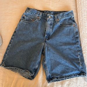 Levi’s high waisted mom shorts